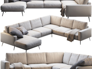 boconcept carlton sofa 2 3D Model