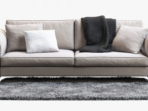 boconcept indivi 2 sofa 3D Модель