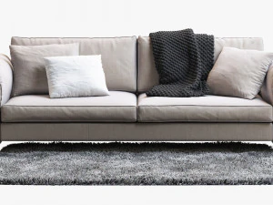 boconcept indivi 2 sofa 3D Model
