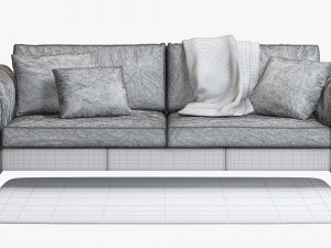 boconcept indivi 2 sofa 3D Модель