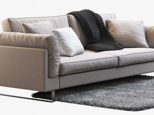 boconcept indivi 2 sofa 3D Модель