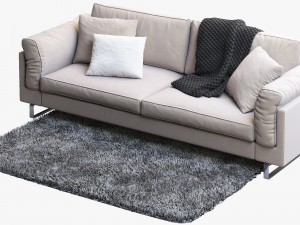boconcept indivi 2 sofa 3D Модель