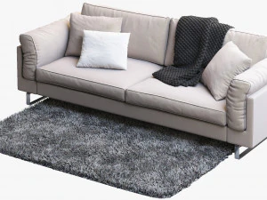 boconcept indivi 2 sofa 3D Model
