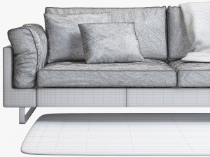 boconcept indivi 2 sofa 3D Модель