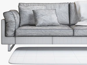 boconcept indivi 2 sofa 3D Model