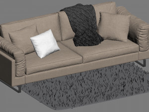 boconcept indivi 2 sofa 3D Модель