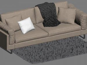 boconcept indivi 2 sofa 3D Model