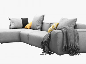 rolf benz freistil 175 modular sofa set 2 3D Model