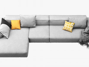 rolf benz freistil 175 modular sofa set 2 Modelo 3D
