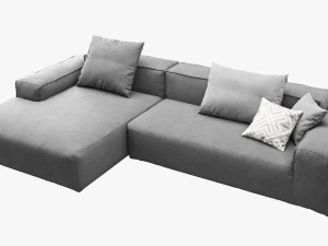 rolf benz freistil 175 modular sofa set 2 3D Model