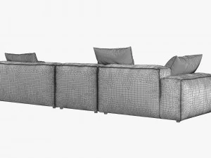 rolf benz freistil 175 modular sofa set 2 3D Model