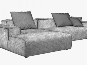 rolf benz freistil 175 modular sofa set 2 3D Model