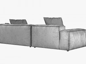 rolf benz freistil 175 modular sofa set 2 3D Model