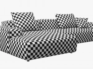 rolf benz freistil 175 modular sofa set 2 3D Model