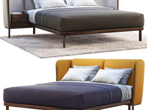 low dubois bed 2 options 3D Model