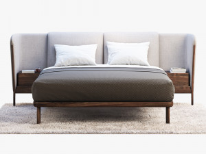 low dubois bed 2 options 3Dモデル