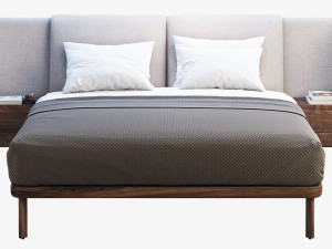low dubois bed 2 options 3Dモデル