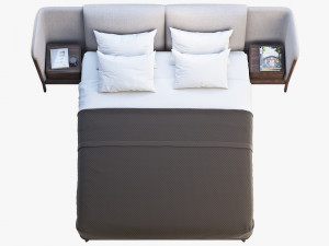 low dubois bed 2 options 3Dモデル