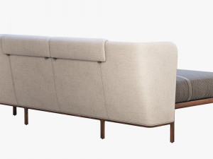 low dubois bed 2 options 3Dモデル