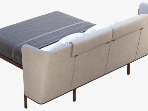 low dubois bed 2 options 3Dモデル