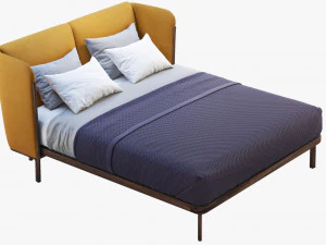 low dubois bed 2 options 3D Model