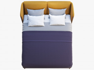 low dubois bed 2 options 3Dモデル