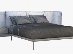 low dubois bed 2 options 3Dモデル
