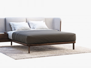 low dubois bed 2 options 3Dモデル