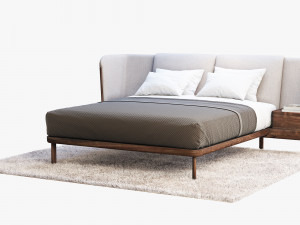 low dubois bed 2 options 3Dモデル