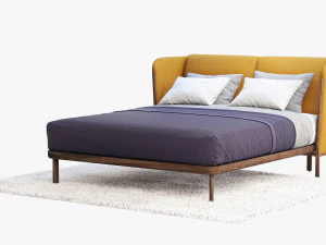 low dubois bed 2 options 3D Model