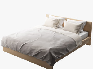 ikea malm bed 3D Модель
