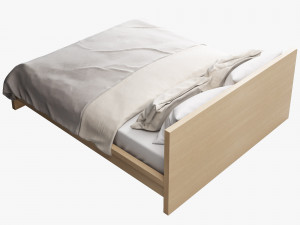 ikea malm bed 3D Модель