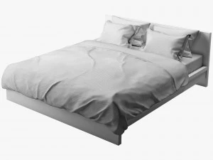 ikea malm bed 3D Model