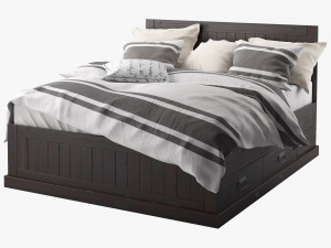 ikea fjell bed Modelo 3D