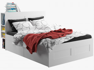 ikea brimnes bed 1 3D Model