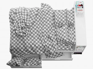 ikea brimnes bed 1 3D Model