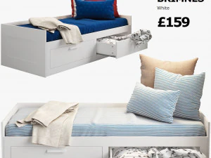 ikea brimnes yatak 2 3D Model