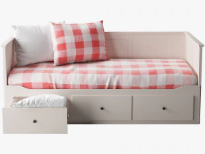 ikea hemnes bed 1 3D Model