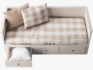 ikea hemnes bed 1 3D Model
