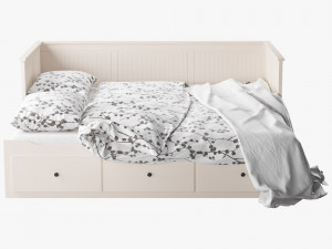 ikea hemnes bed 2 Modelo 3D