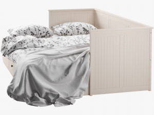 ikea hemnes bed 2 Modelo 3D