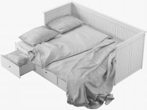 ikea hemnes bed 2 Modelo 3D