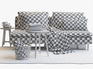 ikea soderhamn two-seat sofa Modelo 3D