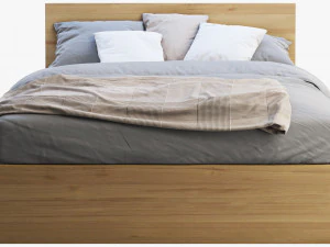 ikea malm yatağı 2 3D Model