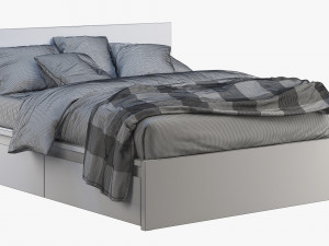 ikea malm bed 2 3D मॉडल