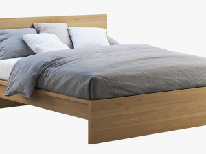 ikea malm bed 2 3D मॉडल