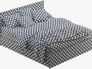 ikea malm bed 2 3D मॉडल
