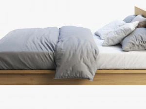 ikea malm yatağı 2 3D Model