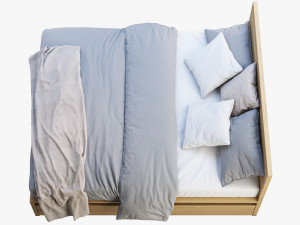 ikea malm bed 2 3D मॉडल
