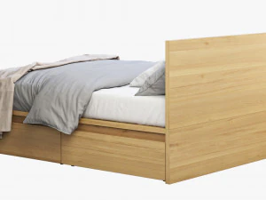 ikea malm yatağı 2 3D Model